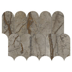 Scultorea | Tessere Arco River Grey 41,2x30,3 | Keramik Fliesen | Marca Corona