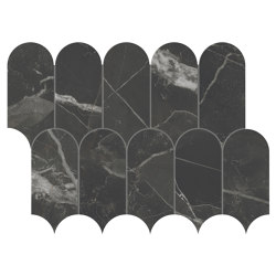 Scultorea | Tessere Arco Dark Diamond 41,2x30,3 | Keramik Fliesen | Marca Corona