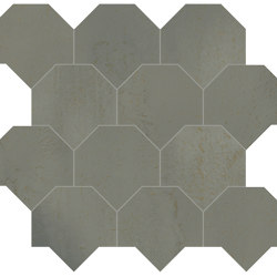 Vulcanica | Grafite Tessere Scaglie 43,9x49,3 | Ceramic flooring | Marca Corona