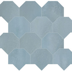 Vulcanica | Azul Tessere Scaglie 43,9x49,3 | Ceramic tiles | Marca Corona