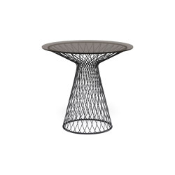 Heaven 2/4 seats round table with glass top | 493+493/V | Bistrotische | EMU Group