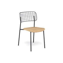 Lyze Chair with teak seat I 615-82 | Stühle | EMU Group