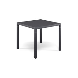 Nova 4 seats stackable square table | 859 | Tabletop square | EMU Group