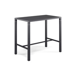Nova 4 seats rectangular counter table I 893 | Tavoli alti | EMU Group