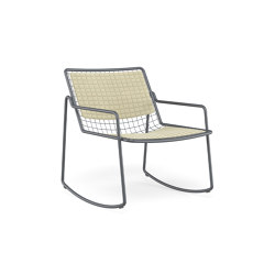 Rio R50 Rocking lounge chair | 795 | with armrests | EMU Group