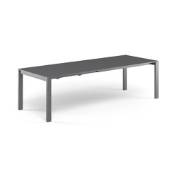 Round 6+4 seats extensible table with steel sheet top | 479 | Dining tables | EMU Group