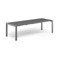 Round 6+4 seats extensible table with HPL top | 480 | Tabletop rectangular | EMU Group
