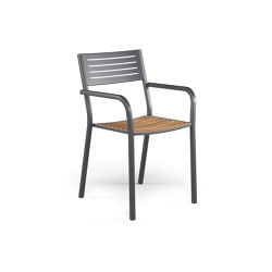 Segno Armchair with teak seat | 267 | Chaises | EMU Group