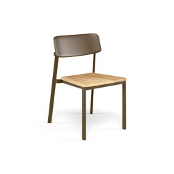 Shine Chair with teak seat | 247-82 | Sillas | EMU Group