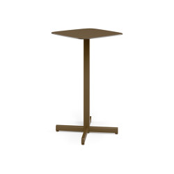 Shine 2 seats HPL top square counter table | 255+258 | Tavoli alti | EMU Group