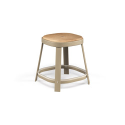 Thor Dining stool with teak seat I 658+659 | Taburetes | EMU Group