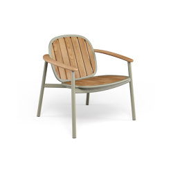 Twins Alu-teak lounge chair | 6042 | Armchairs | EMU Group