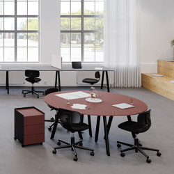 Slide connect flexible table system | Contract tables | RENZ