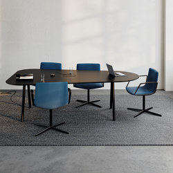 Slide V-shaped meeting table