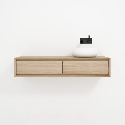 Taylor HANGING BASIN 2 DRAWERS | Mobili lavabo | Karpenter