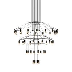 Wireflow Chandelier 0377 Hanging lamp | Chandeliers | Vibia