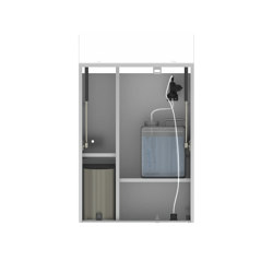 SA Module - Behind Mirror Soap Air Dispenser | Wash basin taps | Stern Engineering