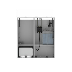SWAR 700 - Behind the Mirror Soap Water Air | Wash basin taps | Stern Engineering