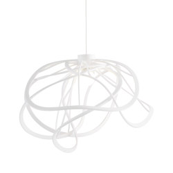 Bloom | Suspended Ceiling Light White Large | Lámparas de suspensión | Ligne Roset