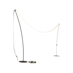 Feston | Stem + Led Ribbon + Wall Support + Hook | Free-standing lights | Ligne Roset