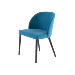 Giuliana | Stuhl Bezug Bleu Canard | Stühle | Ligne Roset