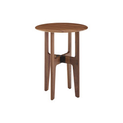 Nodum | Occasional Table Solid American Walnut Hight Version | Tables d'appoint | Ligne Roset