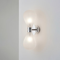 Cintola Wall Twin Light polished aluminium | General lighting | Tom Kirk Lighting
