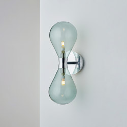 Cintola Wall Twin Light polished aluminium | Wandleuchten | Tom Kirk Lighting