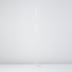 Reed Floor Light matt-white powdercoat | Standleuchten | Tom Kirk Lighting