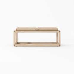 Up & Down COFFEE TABLE TYPE 2 WITH 2 SMALL TRAYS | Tavolini bassi | Karpenter