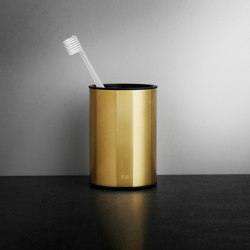 Reframe Collection | Toothbrush holder - brass | Toothbrush holders | Unidrain