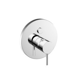 Colour set bath mixer white with integrated lock Chrome-plated for FMI | Rubinetteria vasche | Vigour