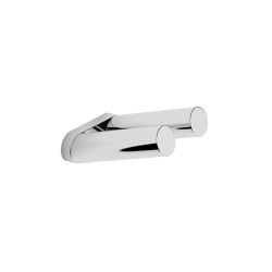Double hook white chrome-plated | Towel rails | Vigour