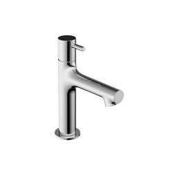 Single-lever basin mixer white Piccolo without chrome-plated drain | Wash basin taps | Vigour