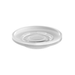 Replacement soap dish white round satin finish | Seifenhalter | Vigour