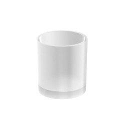 Replacement inverted cup white satin finish | Portasapone liquido | Vigour