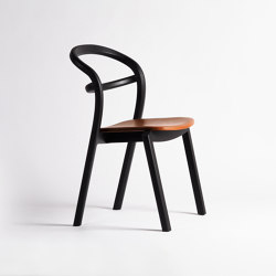 Kastu black & leather | Chaises | Made by Choice