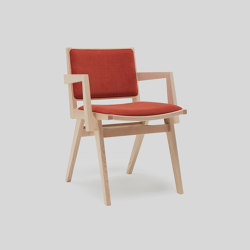 dorothea/p schienale e sedile imbottito | Chairs | LIVONI 1895