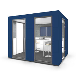 Conference Unit | Gential Blue | Soundproofing room-in-room systems | OFFICEBRICKS