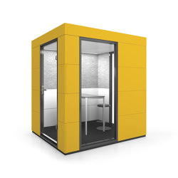Meeting Unit | Yellow | Schalldämmende Raum-in-Raum Systeme | OFFICEBRICKS