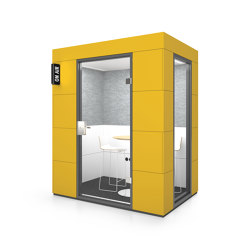 Dialogue Unit | Yellow | Soundproofing room-in-room systems | OFFICEBRICKS
