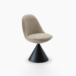 Chair with conical base | closed base | PORRO