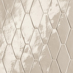 Glim Avorio Rombi Mosaico Brillante 31X35,5 | Piastrelle ceramica | Fap Ceramiche