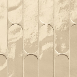 Glim Beige Curve Mosaico Brillante 29X29,5 | Carrelage céramique | Fap Ceramiche
