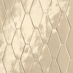Glim Beige Rombi Mosaico Brillante 31X35,5 | Piastrelle ceramica | Fap Ceramiche