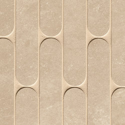 Nobu Beige Curve Mosaico Matt 29X29,5 | Ceramic tiles | Fap Ceramiche
