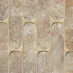 Nobu Slate Curve Mosaico Matt 29X29,5 | Ceramic tiles | Fap Ceramiche