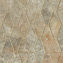 Nobu Slate Gres Rombi Mosaico Matt 31X35,5 | Baldosas de cerámica | Fap Ceramiche