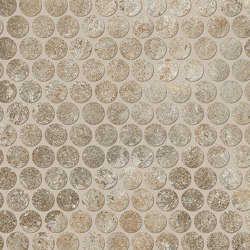 Nobu Slate Gres Round Mosaico Matt 29,5X35 | Ceramic tiles | Fap Ceramiche