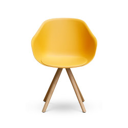 Lore spin wood chair | Chaises | ENEA